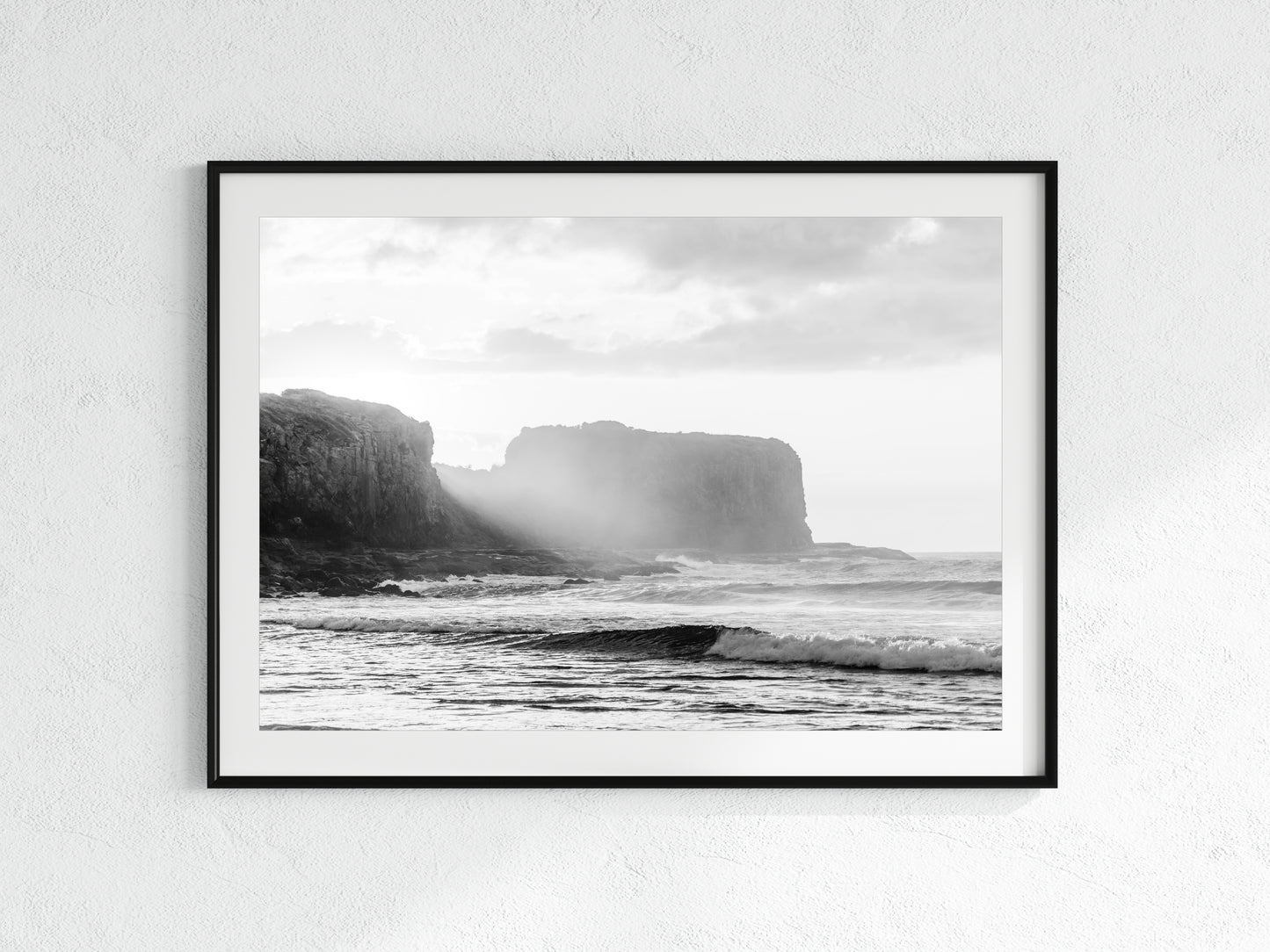 "Monotone Glimmer" Photography Print