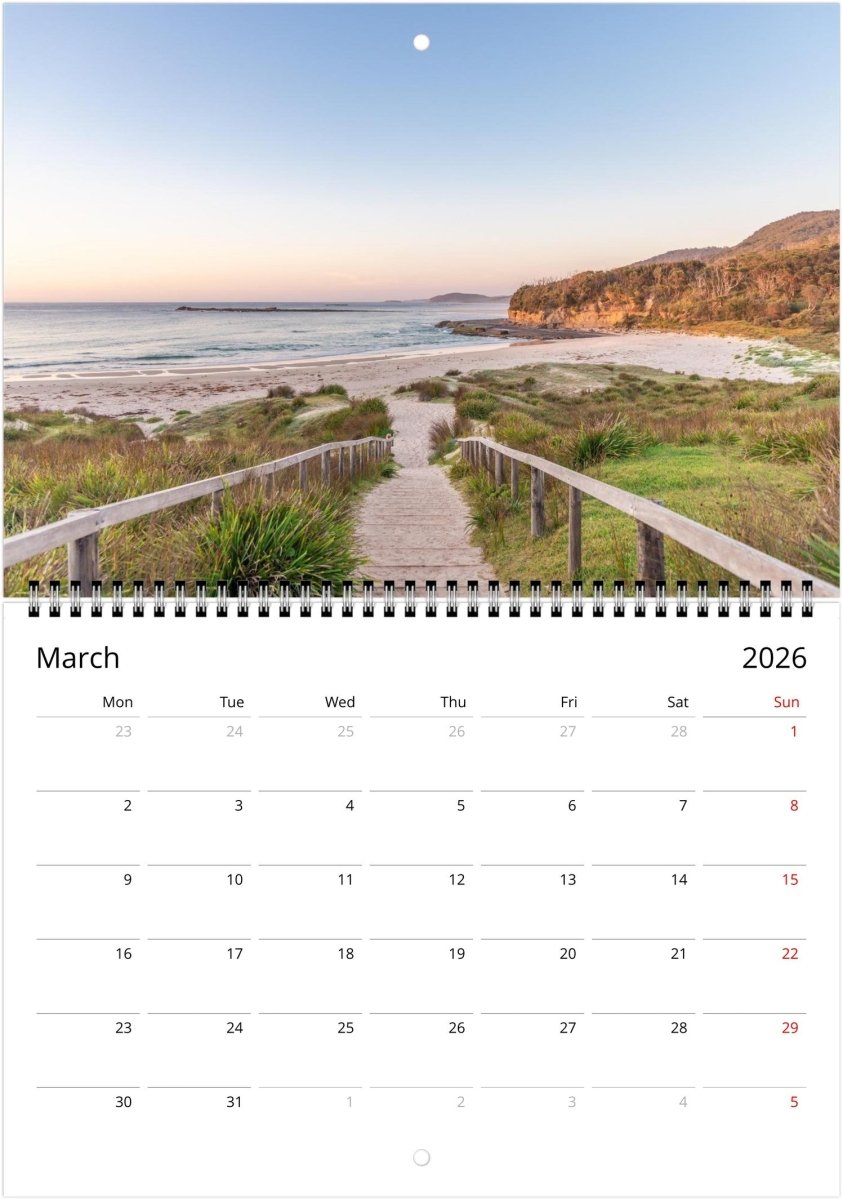 South Coast 2026 Calendar - Belinda Doyle - Australian Photographer & Resin Artist