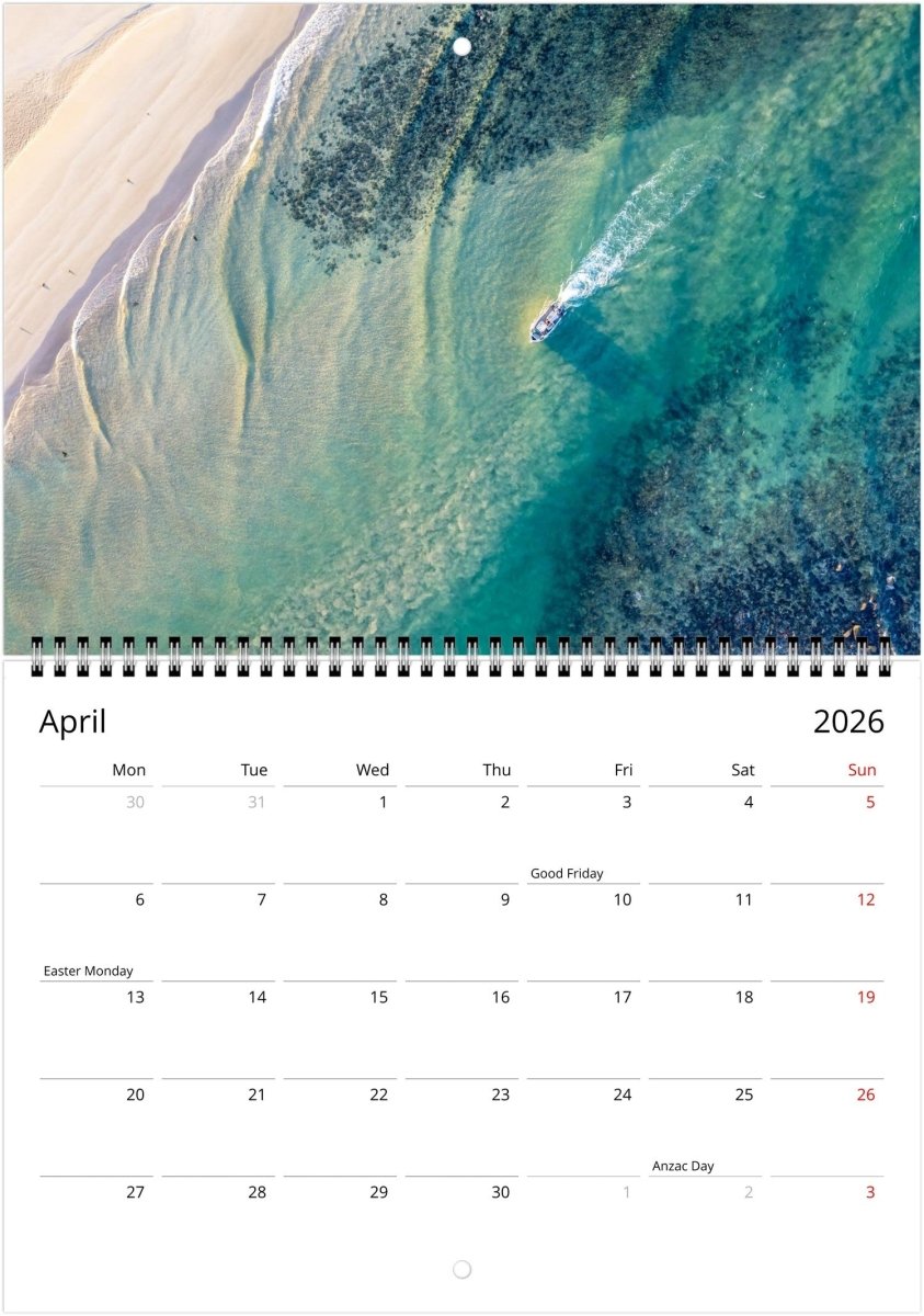 Kiama 2026 Calendar - Belinda Doyle - Australian Photographer & Resin Artist
