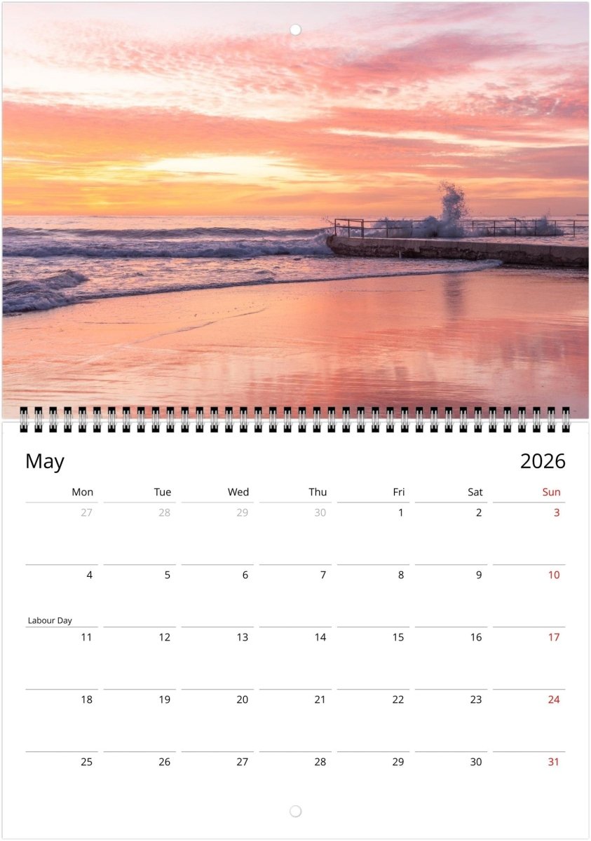 South Coast 2026 Calendar - Belinda Doyle - Australian Photographer & Resin Artist
