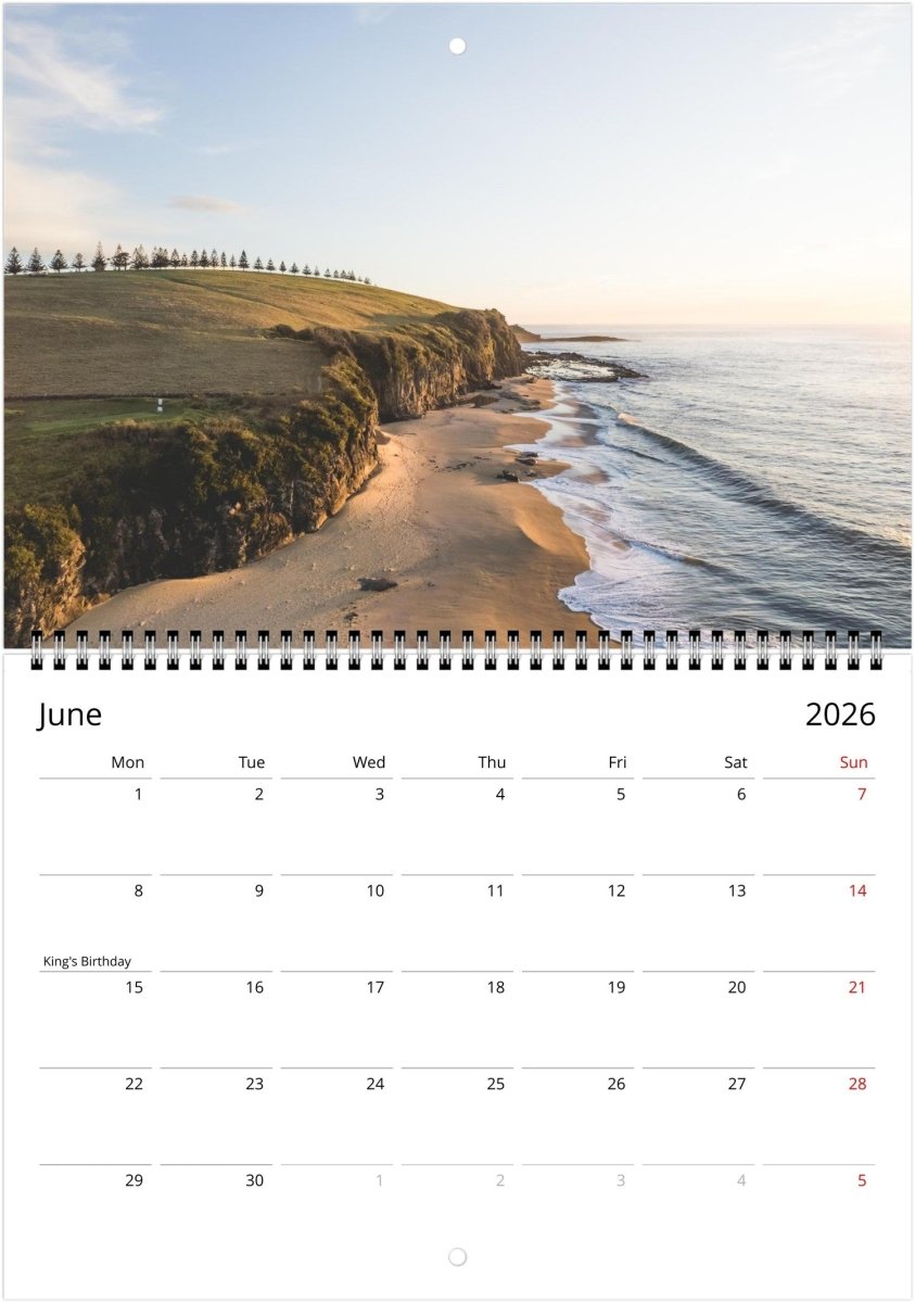 South Coast 2026 Calendar - Belinda Doyle - Australian Photographer & Resin Artist
