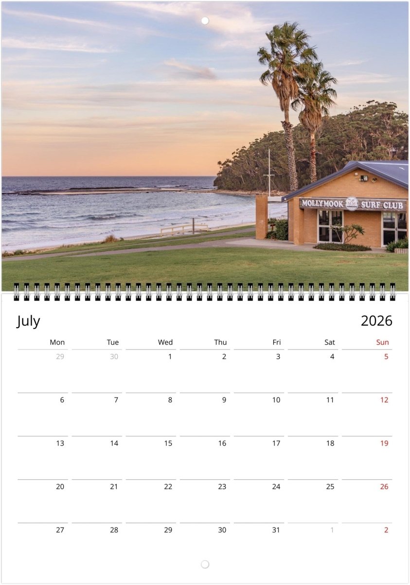 South Coast 2026 Calendar - Belinda Doyle - Australian Photographer & Resin Artist