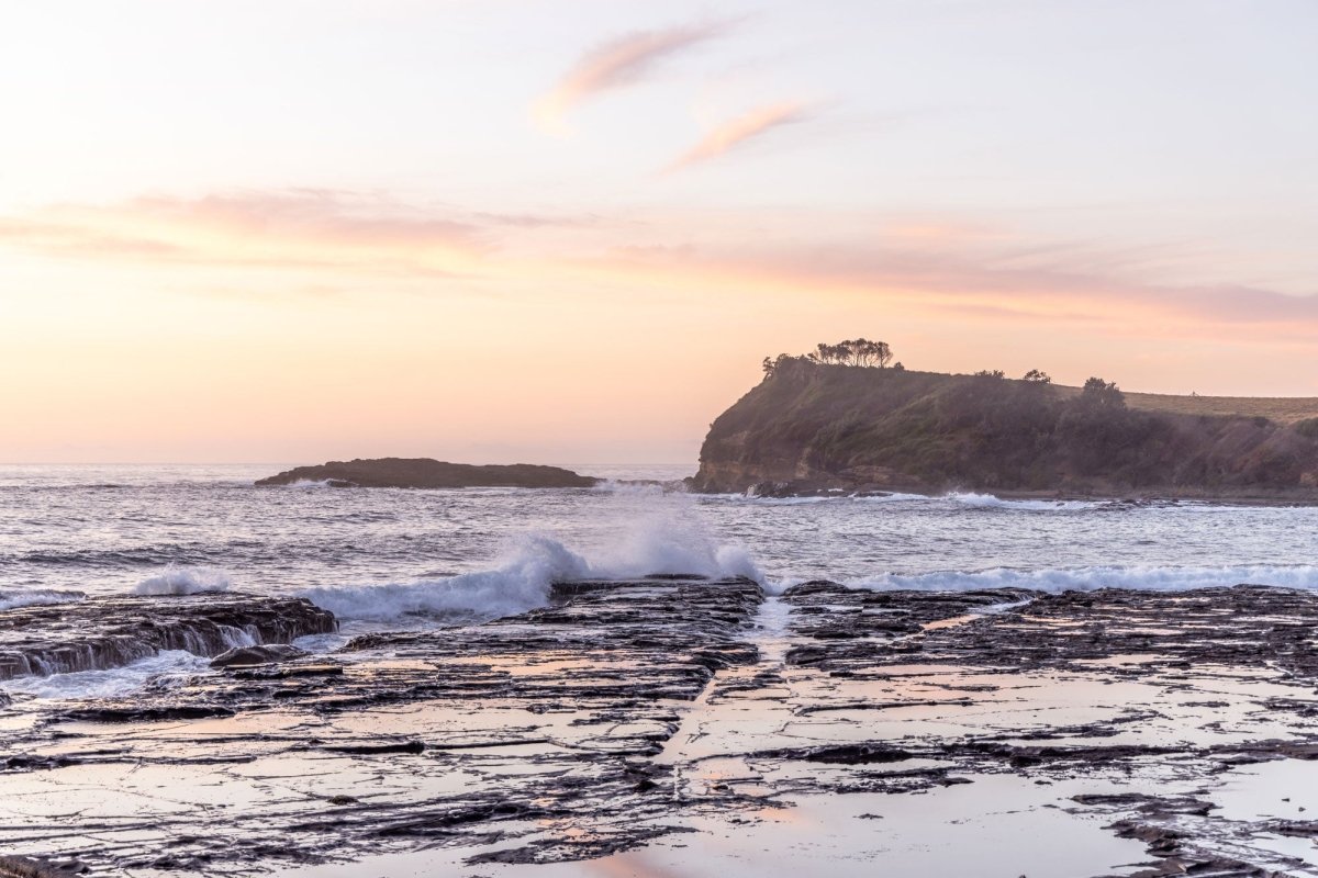 Gerringong "Morning Serenity" Acrylic Block