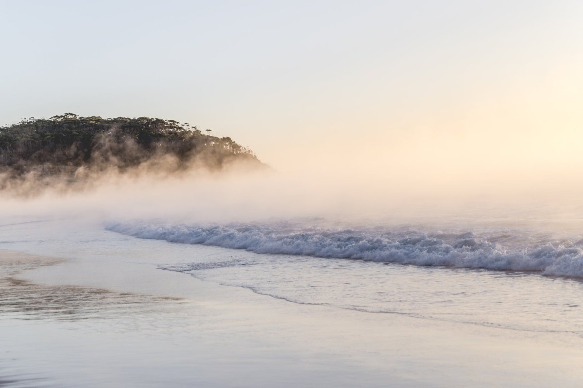 "Narrawallee Sea Smoke" Photography Print - Belinda Doyle - Australian Photographer & Resin Artist