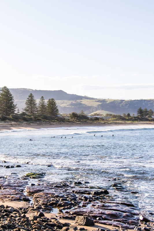 Gerringong "Norfolk Lineup" Acrylic Block