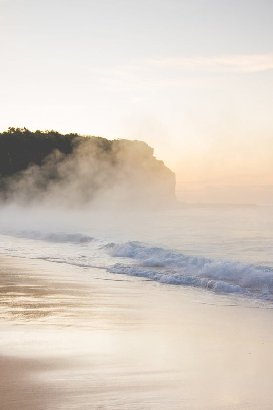 Gerringong "North End Sea Smoke" Acrylic Block