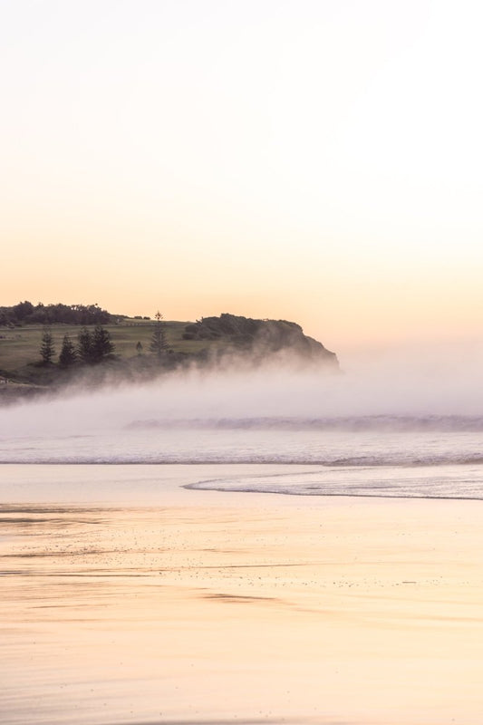 Kiama "North Kiama Fog" Acrylic Block