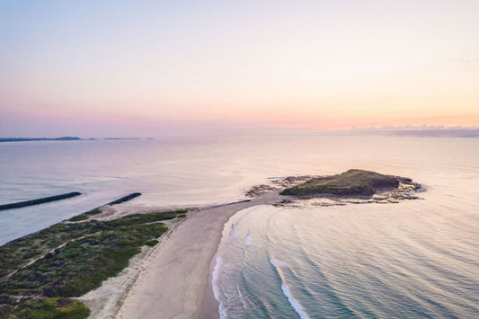 Warilla "Pink on the Horizon" Acrylic Block