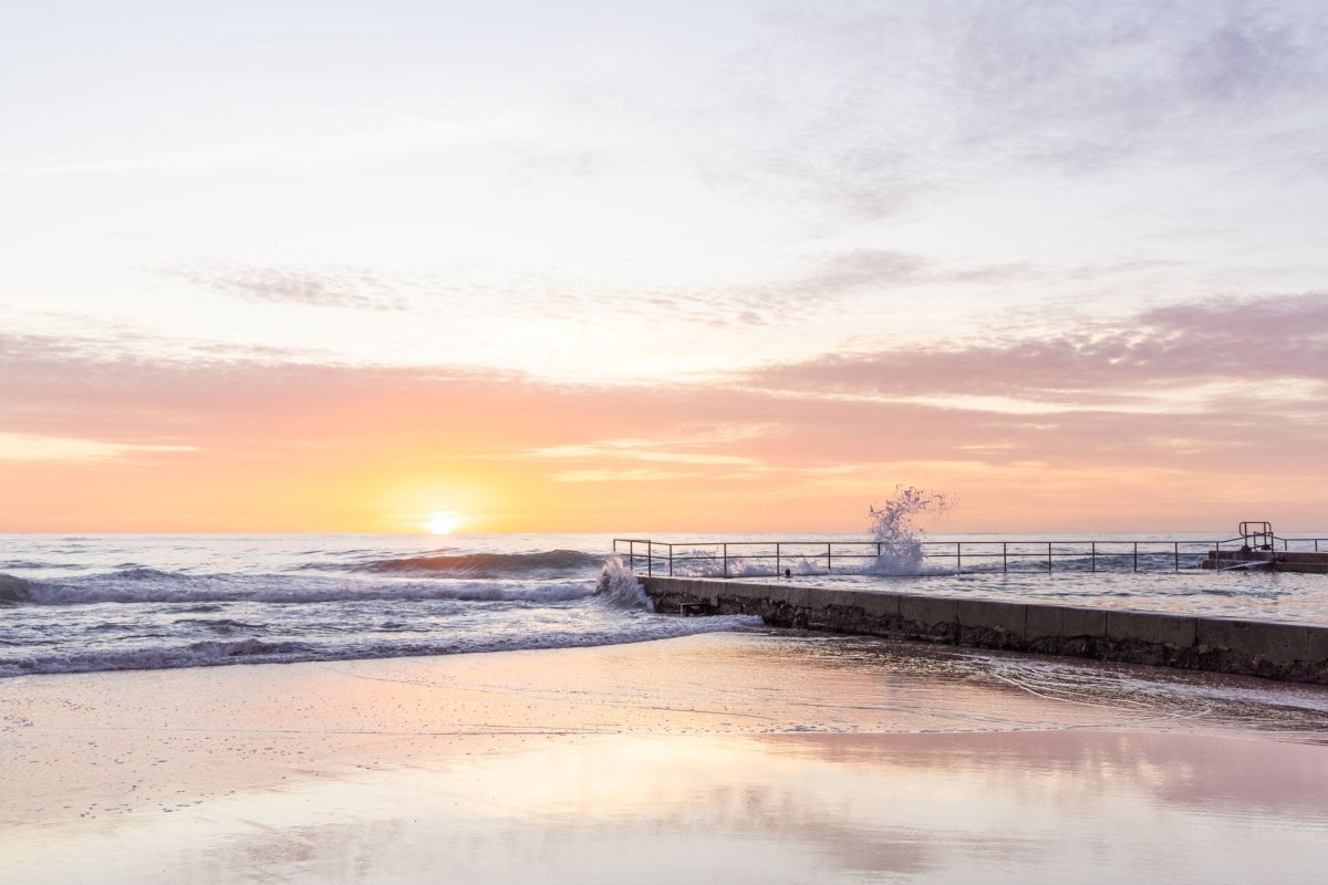 Austinmer "Shallow Shimmer" Acrylic Block - Belinda Doyle - Australian Photographer & Resin Artist