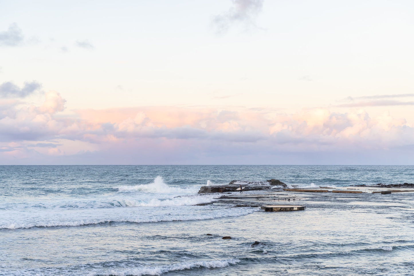 Gerringong "Sunset Journey" Acrylic Block