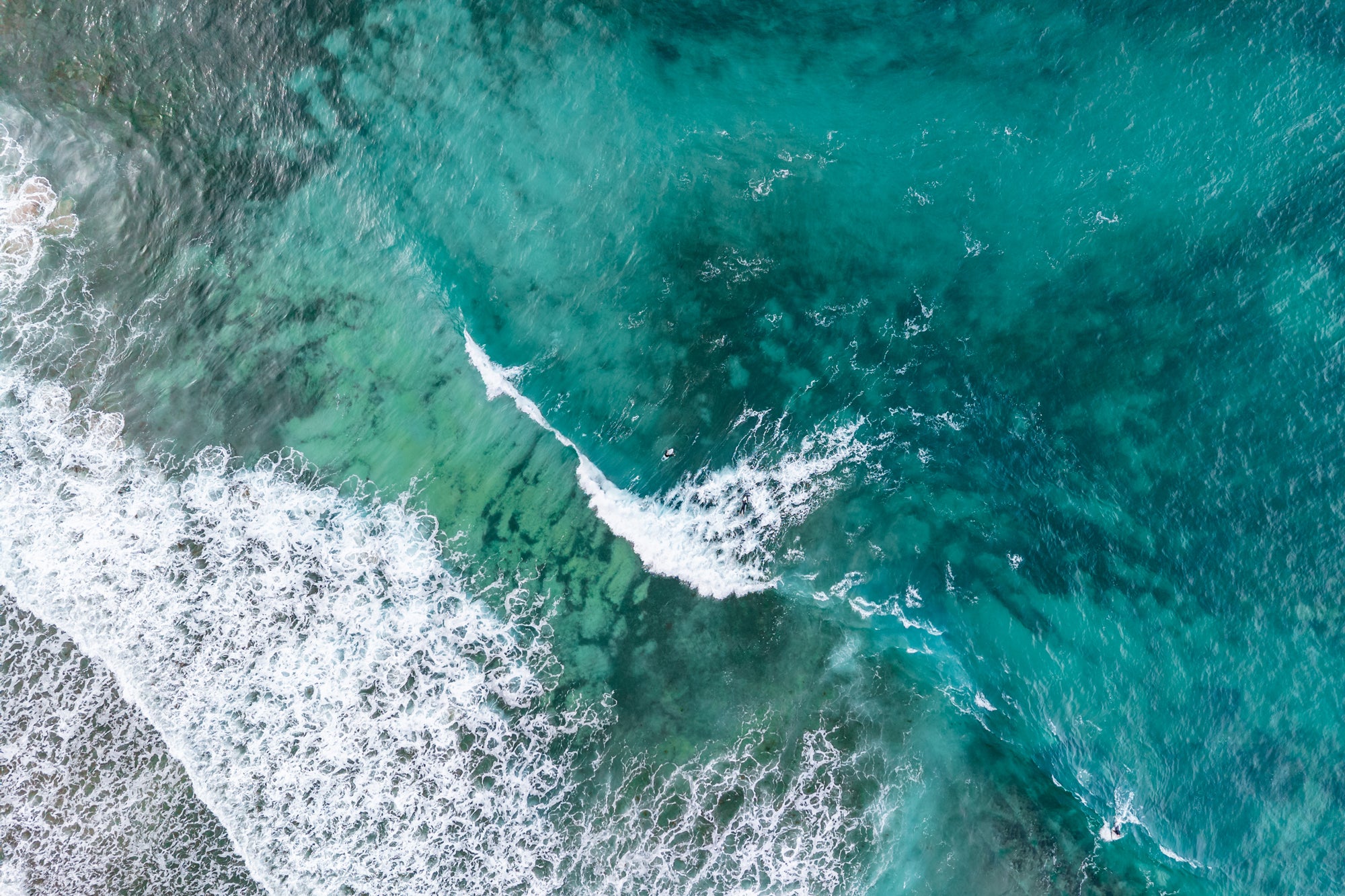 "Teal Topdown" Photography Print - Belinda Doyle - Australian Photographer & Resin Artist