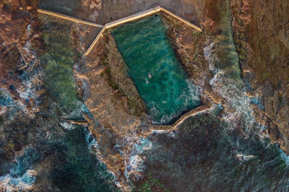 Wollongong "The Gentlemen's Bath" Acrylic Block - Belinda Doyle - Australian Photographer & Resin Artist