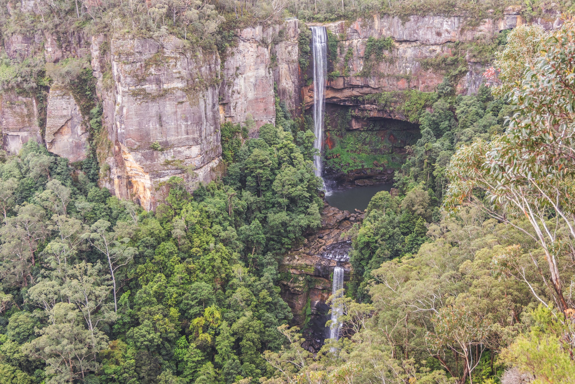 "Twin Falls at Belmore" Photography Print - Belinda Doyle - Australian Photographer & Resin Artist