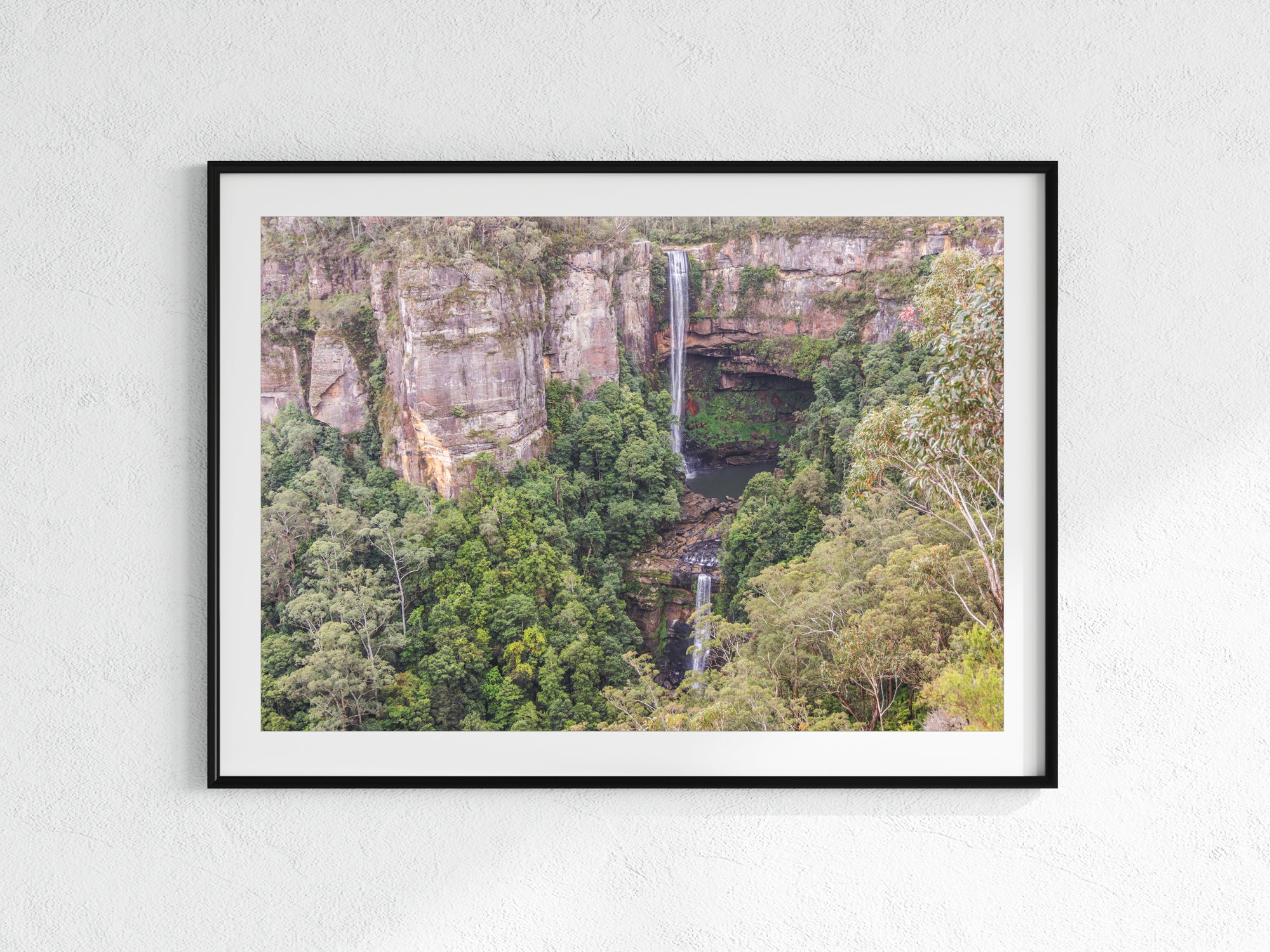 "Twin Falls at Belmore" Photography Print - Belinda Doyle - Australian Photographer & Resin Artist