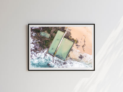 "Twin Pool Top Down" Photography Print