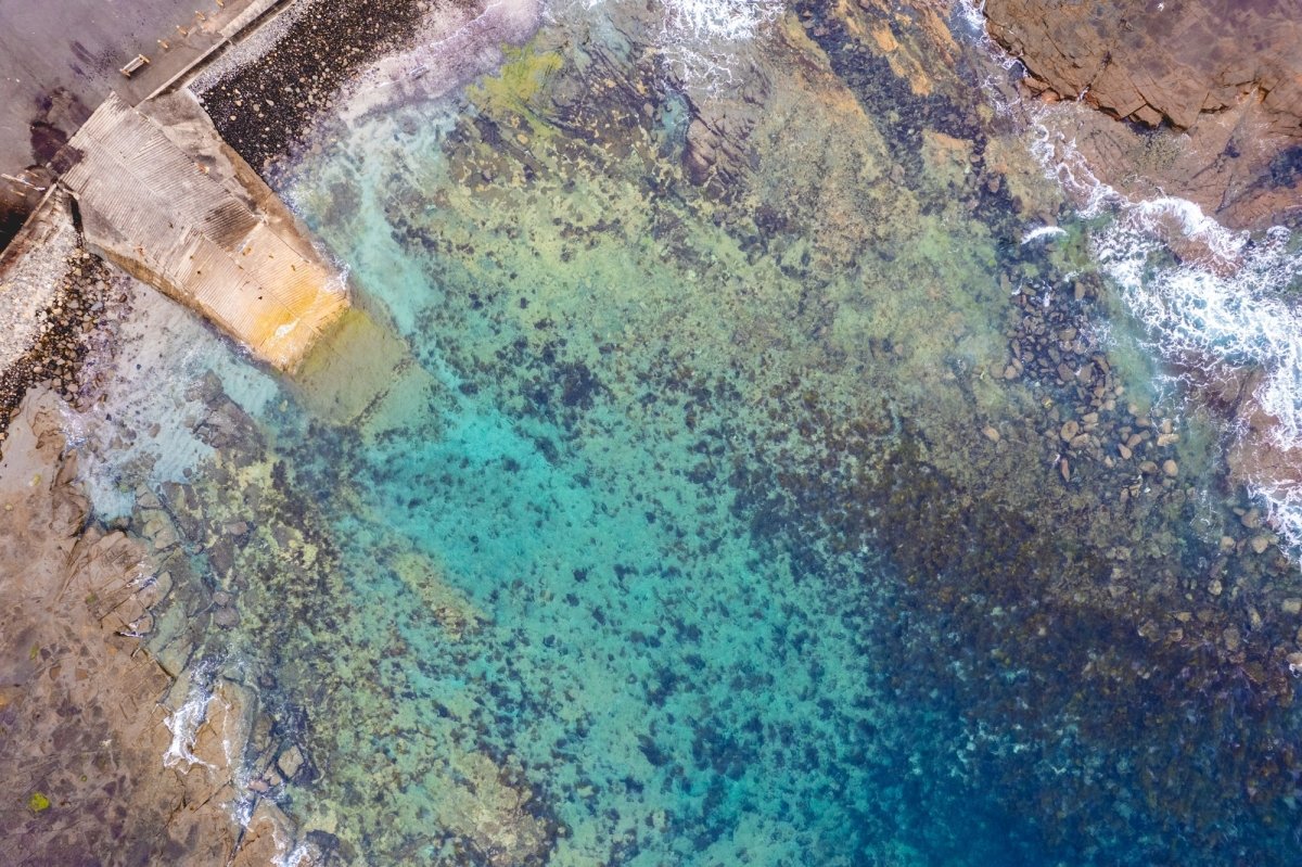 Gerringong "Unexpected Abstracts" Acrylic Block - Belinda Doyle - Australian Photographer & Resin Artist