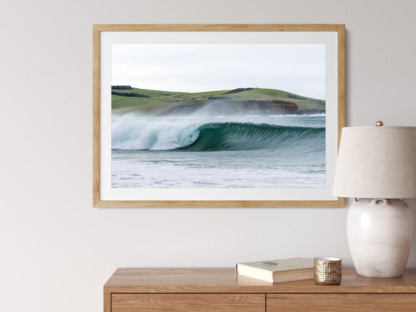 Werri Roll" - A2 Photography Print - Framed in Oak