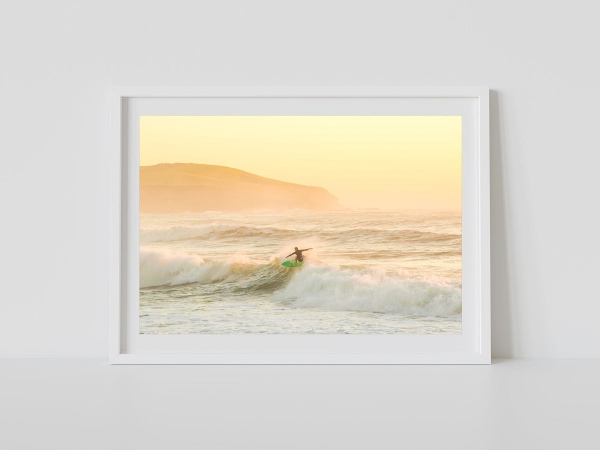 Werri Warmth - A2 Photography Print - Framed in White - Belinda Doyle - Australian Photographer & Resin Artist