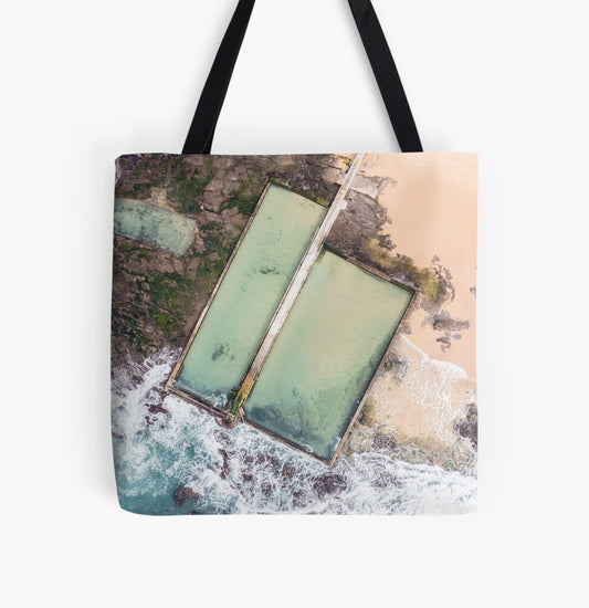 Austinmer - Twin Pool Top Down Beach Bag