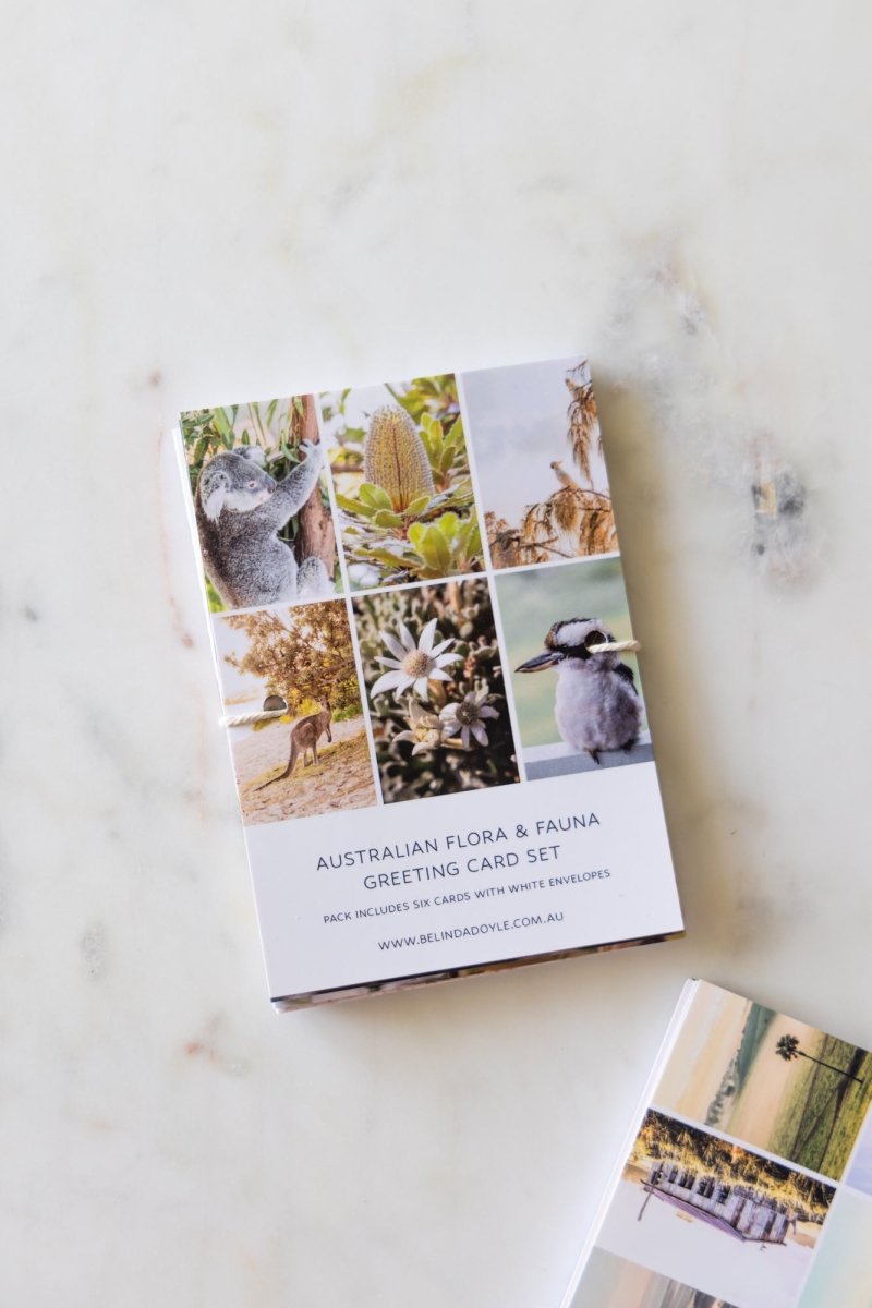 Australian Flora & Fauna Greeting Card Set - Belinda Doyle - Australian Photographer & Resin Artist