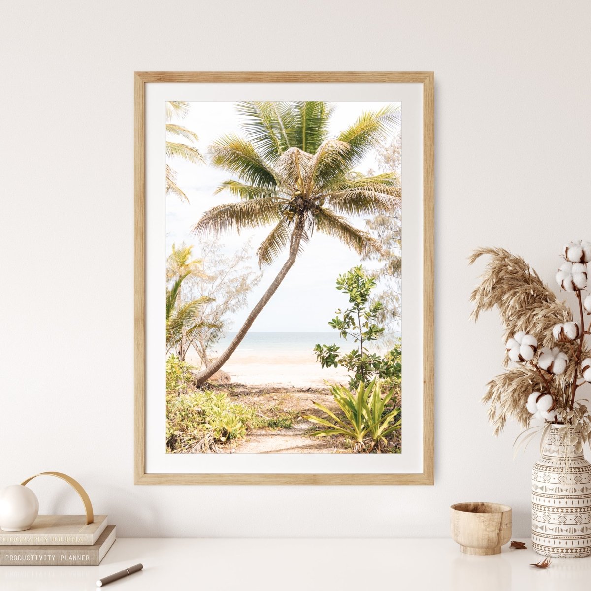 "Sun-Kissed Palms" Photography Print - Belinda Doyle - Australian Photographer & Resin Artist