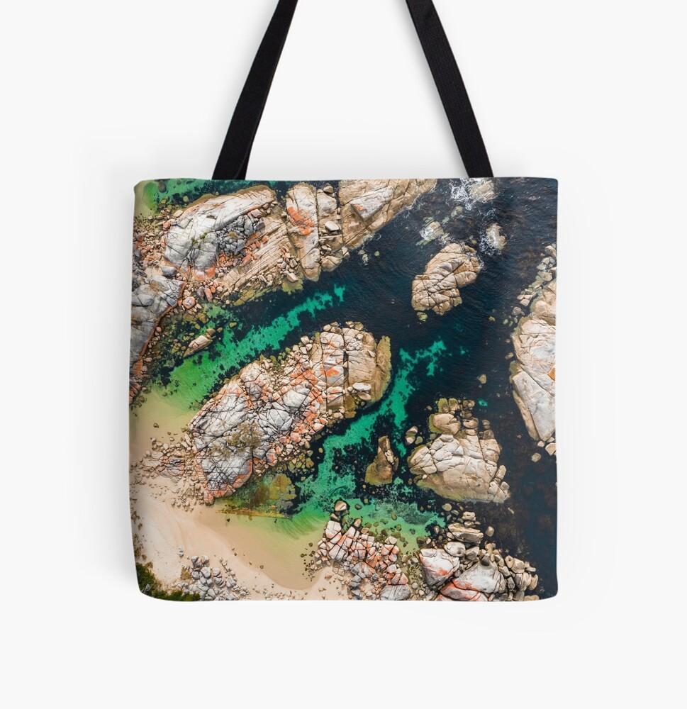 Binalong Bay (Tasmania) Beach Bag - Belinda Doyle - Resin Artist & South Coast Photographer