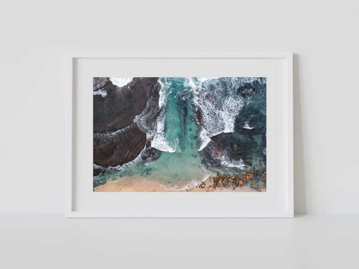 "Bogey Hole Textures" Photography Print - Belinda Doyle - Australian Photographer & Resin Artist