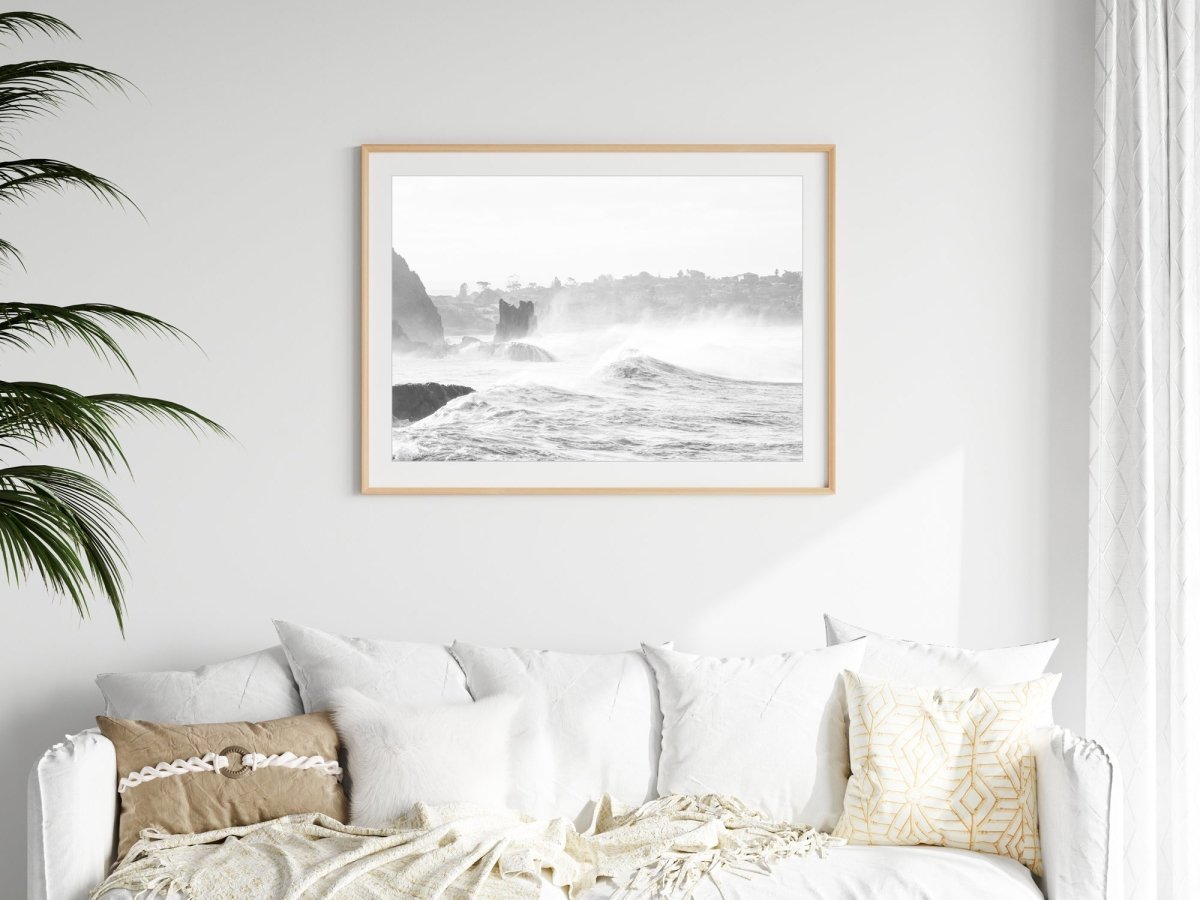 "Cathedral Mist BW (L)" Photography Print - Belinda Doyle - Resin Artist & South Coast Photographer