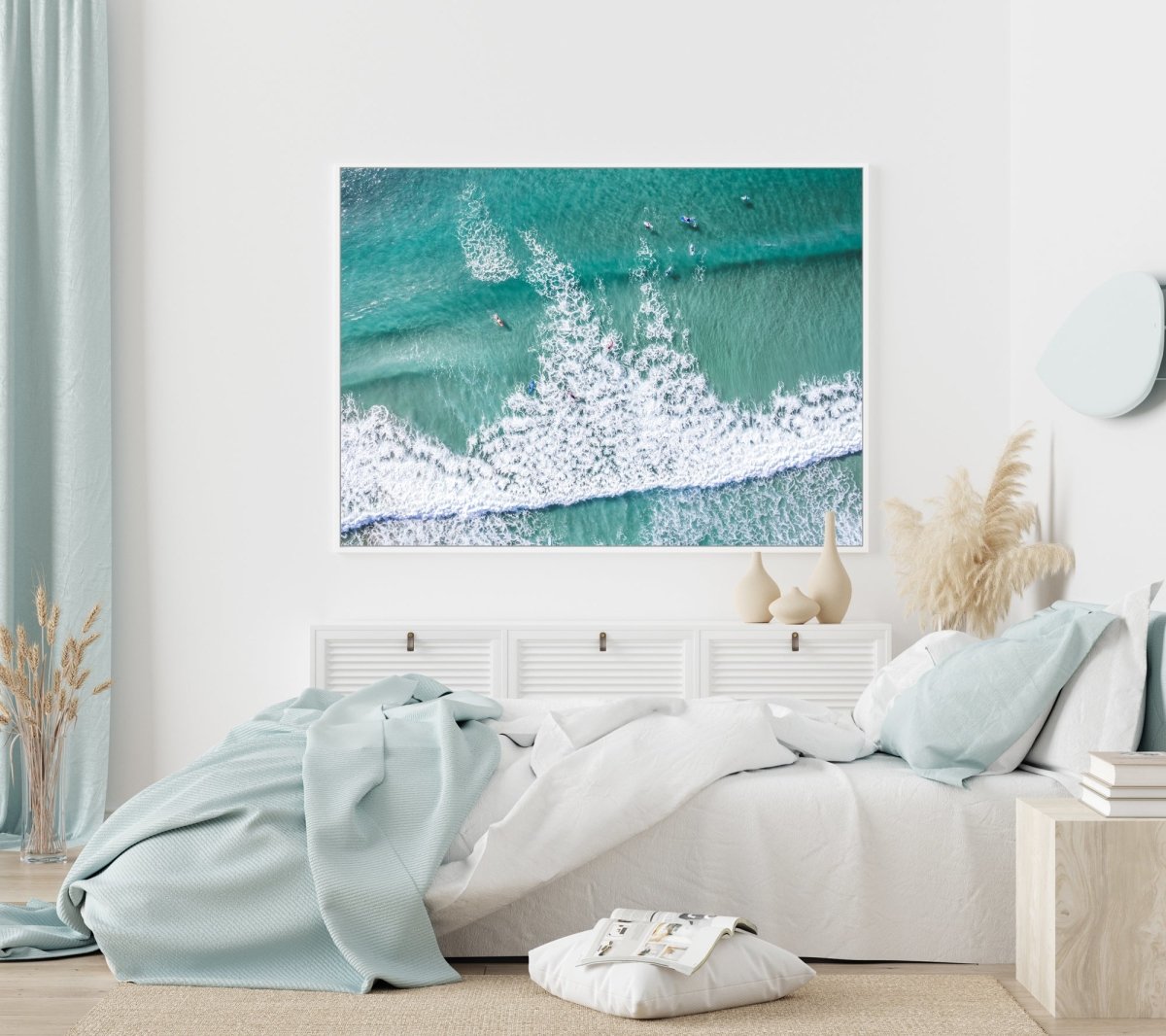 "Cyan Surf" Photography Print - Belinda Doyle - Australian Photographer & Resin Artist