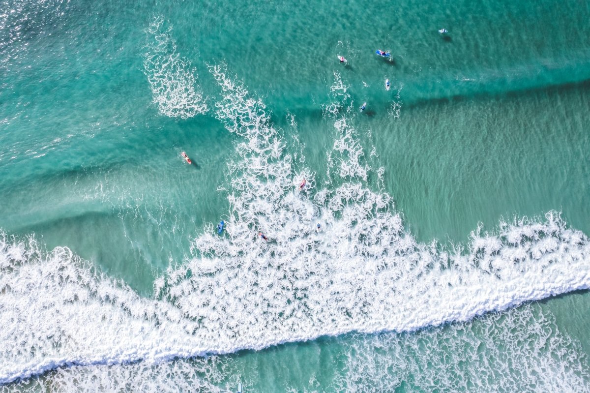 "Cyan Surf" Photography Print - Belinda Doyle - Australian Photographer & Resin Artist