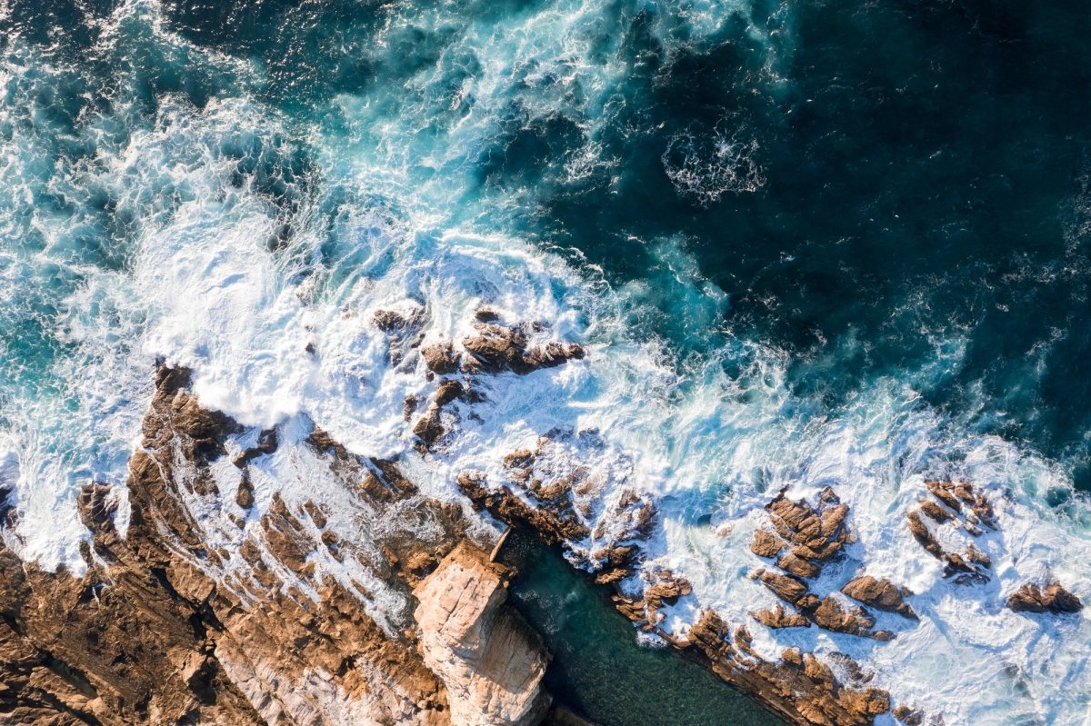 "Drama at the Blue Pool" Photography Print - Belinda Doyle - Australian Photographer & Resin Artist