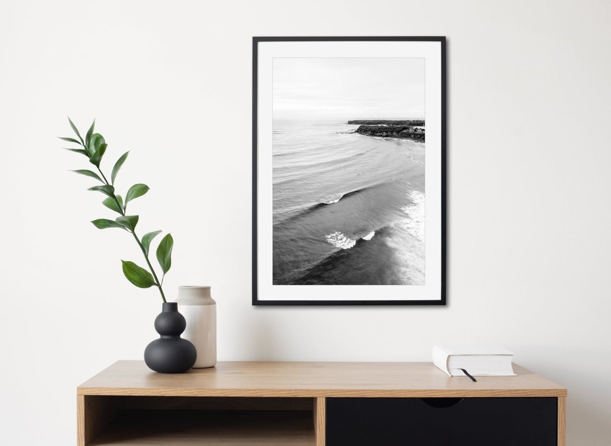 "Easter Swell" BW Photography Print - Belinda Doyle - Australian Photographer & Resin Artist