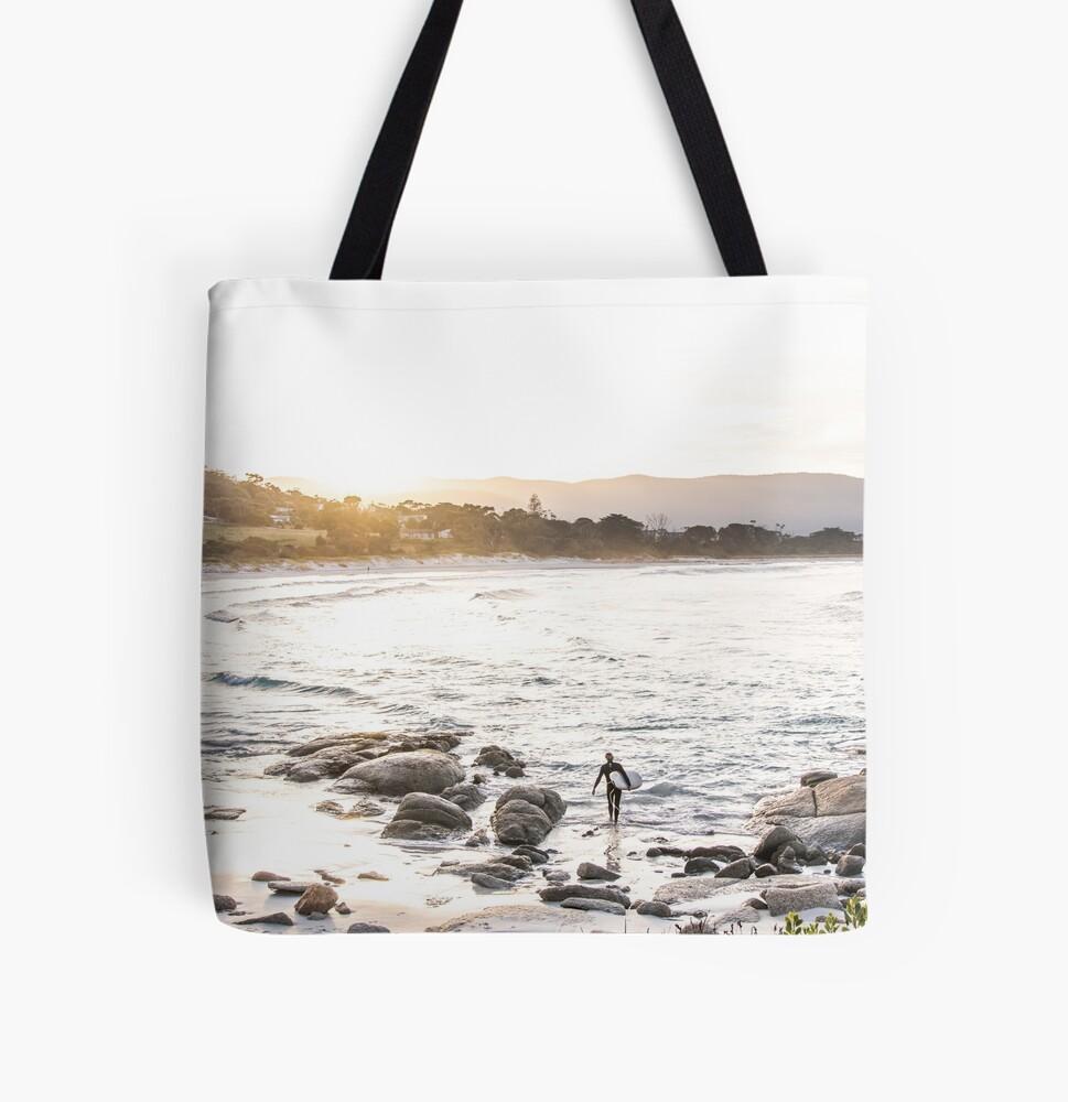 Golden Redbill (Tasmania) Beach Bag - Belinda Doyle - Resin Artist & South Coast Photographer