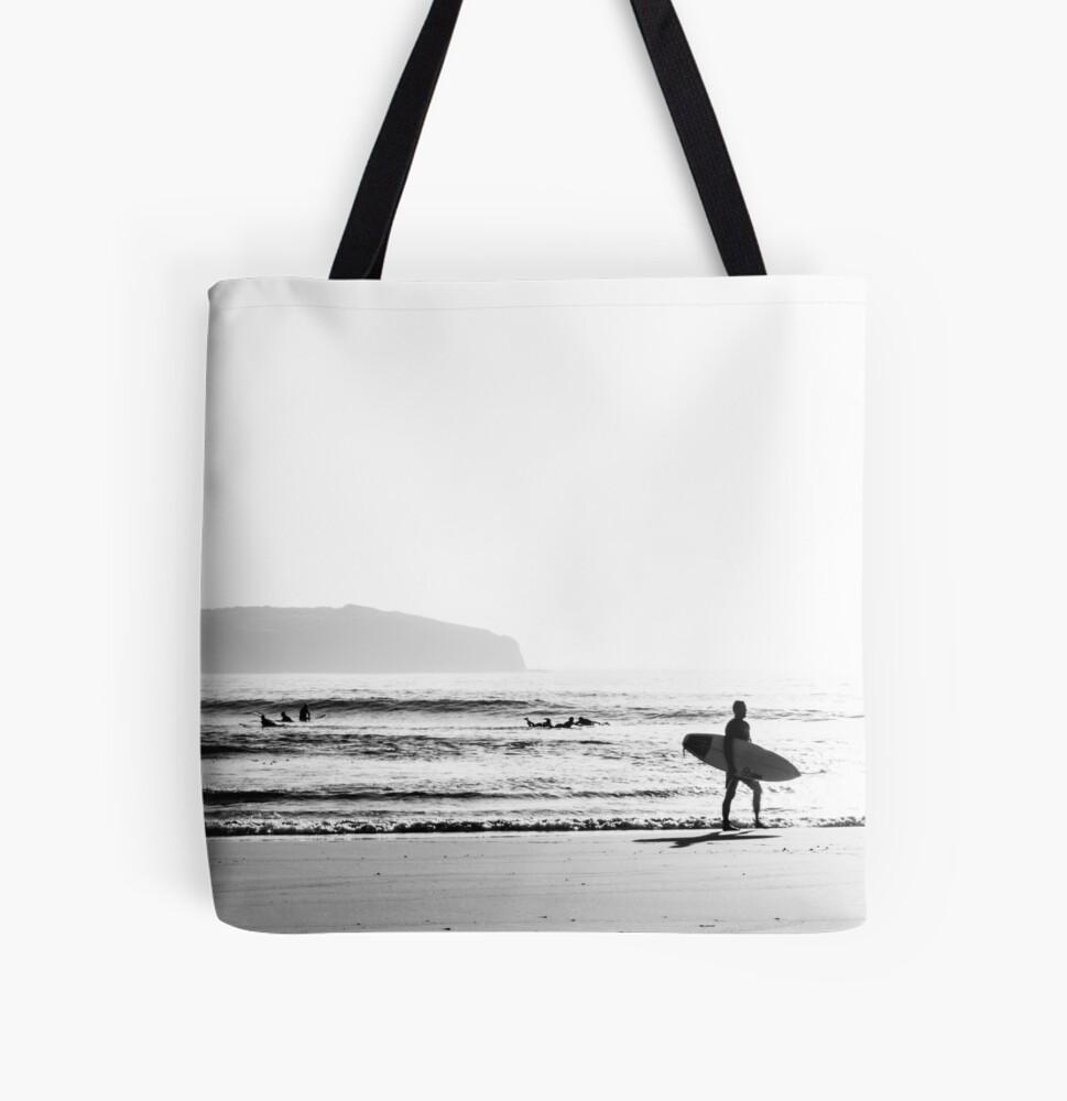 Killalea Silhouette (Killalea) Beach Bag - Belinda Doyle - Resin Artist & South Coast Photographer