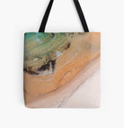 Low Tide Layers (Lake Tabourie) Beach Bag - Belinda Doyle - Resin Artist & South Coast Photographer