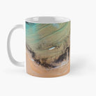 Low Tide Layers (Lake Tabourie) Ceramic Mug - Belinda Doyle - Resin Artist & South Coast Photographer