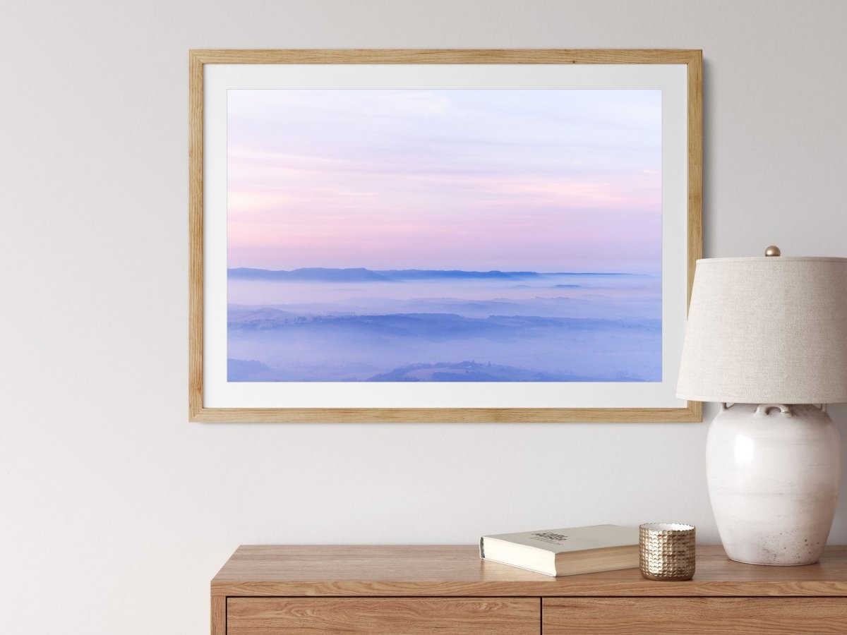 "Peaks & Pinks" Photography Print - Belinda Doyle - Australian Photographer & Resin Artist