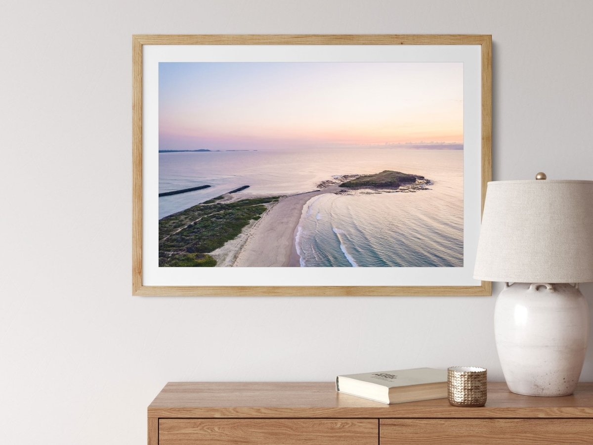 "Pink on the Horizon" Photography Print - Belinda Doyle - Australian Photographer & Resin Artist