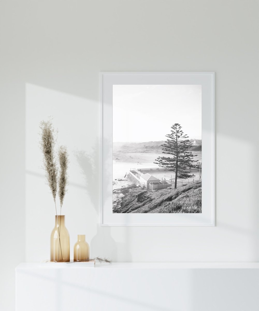 "Pool Side BW" Photography Print - Belinda Doyle - Resin Artist & South Coast Photographer