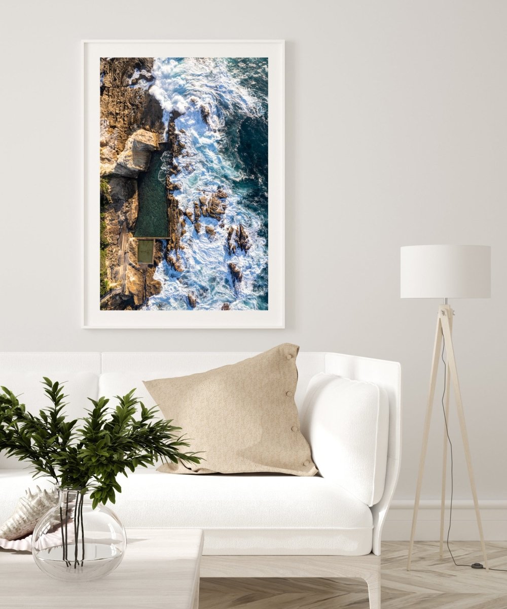 "Portrait of The Blue Pool" Photography Print - Belinda Doyle - Australian Photographer & Resin Artist
