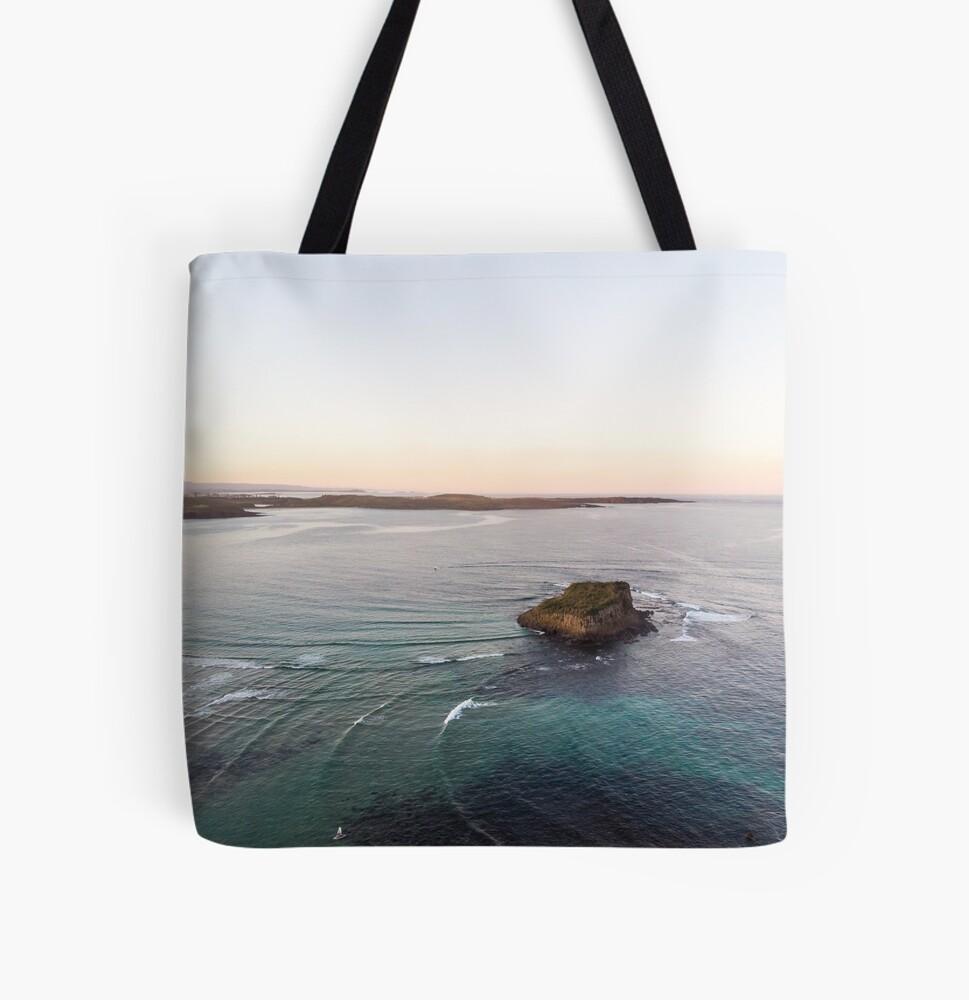 Rosy Stack (Minnamurra) Beach Bag - Belinda Doyle - Resin Artist & South Coast Photographer