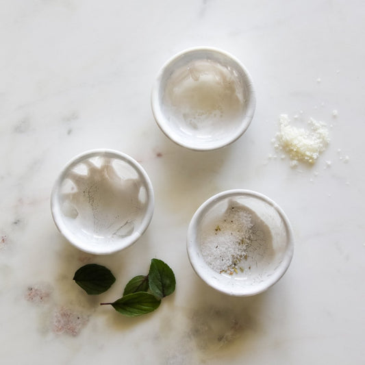 Whitecap Grey Salt Bowl Set - Corporate Gift - Belinda Doyle - Australian Photographer & Resin Artist