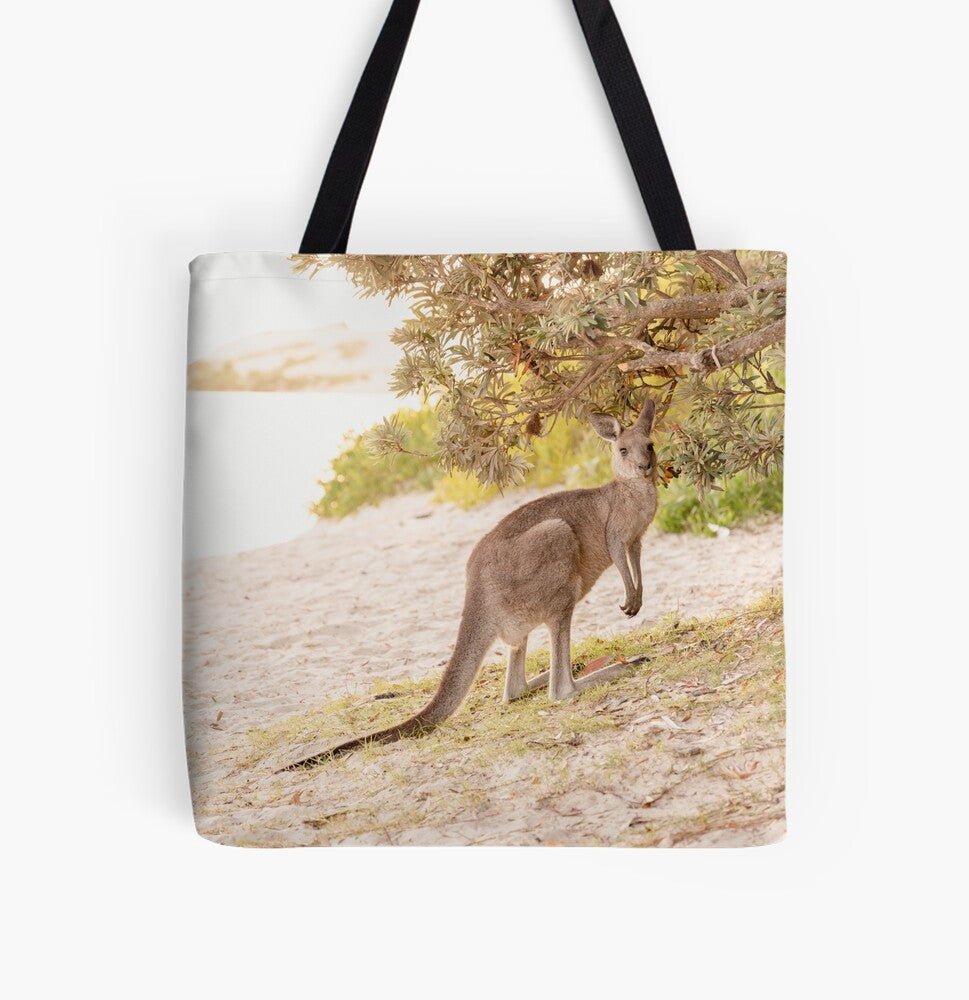 Marlu (Kangaroo) Beach Bag - Belinda Doyle - Australian Photographer & Resin Artist