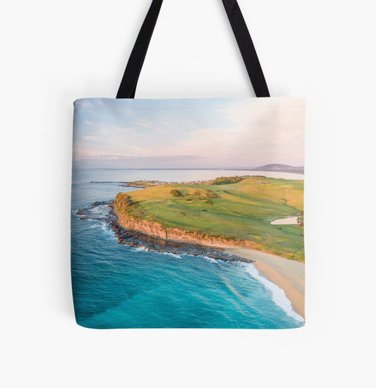 Views to Cullunghutti (Walkers Beach) Beach Bag - Belinda Doyle - Australian Photographer & Resin Artist