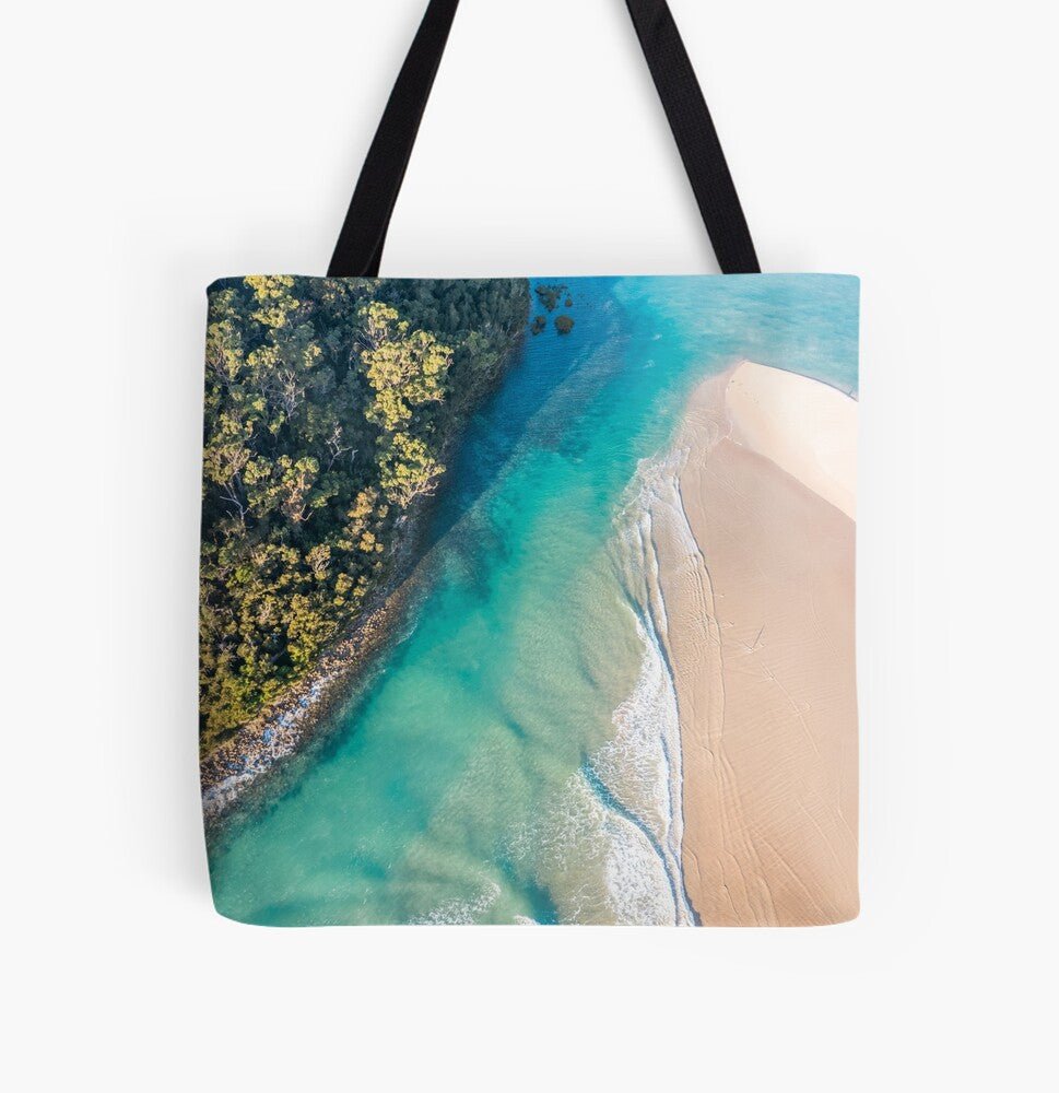 Narrawallee Tide (Narrawallee) Beach Bag - Belinda Doyle - Australian Photographer & Resin Artist