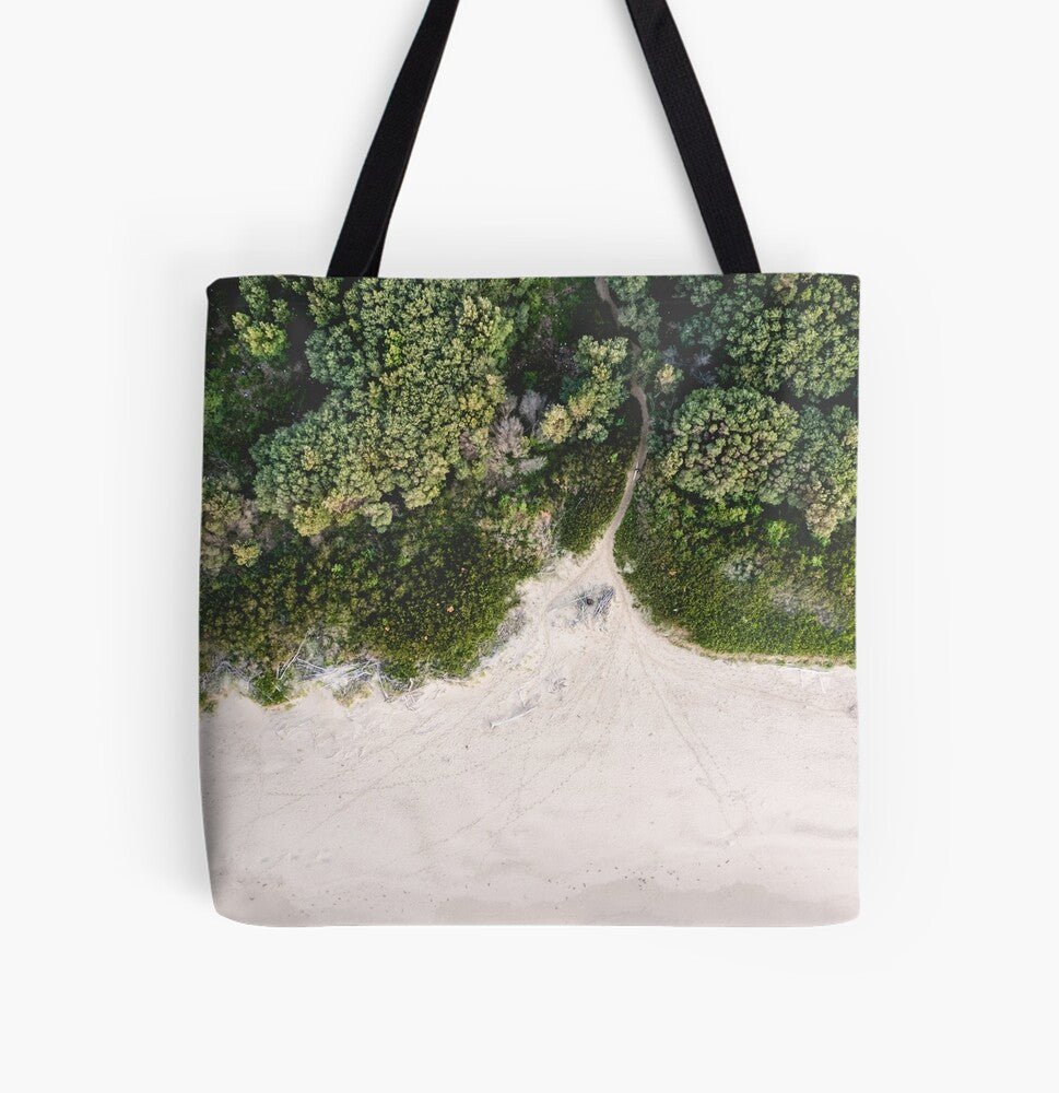 Tee Pee Track (Seven Mile Beach) Beach Bag - Belinda Doyle - Australian Photographer & Resin Artist