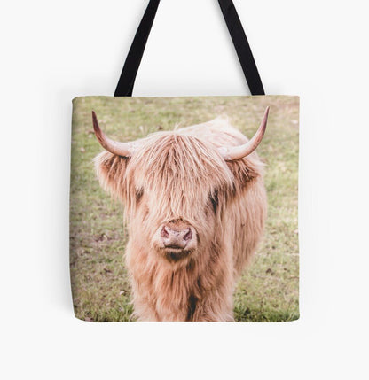 Billy (Highland Cow) Beach Bag - Belinda Doyle - Australian Photographer & Resin Artist